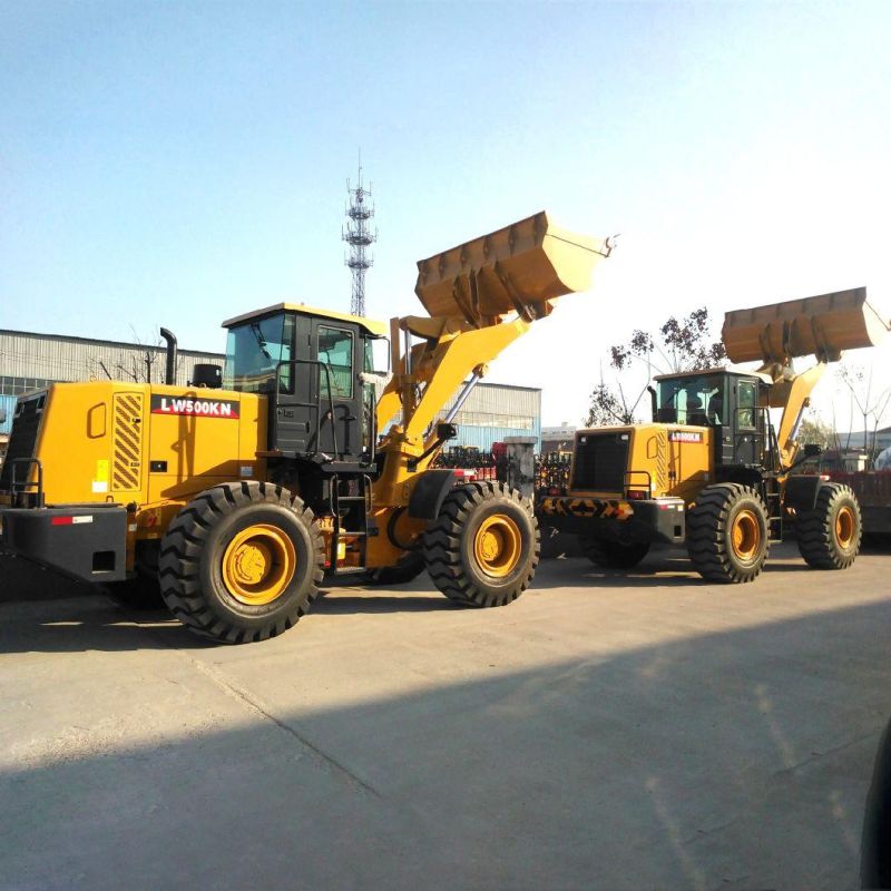 China 5 Ton Wheel Loader for Sale Loading Machine Lw500fv