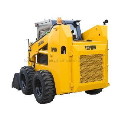 500kg 700kg 1050kg 1500kg Wheel Skid Steer Loader with Attachments