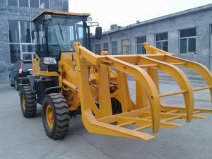Wheel Loader Zl18 with Grass Grapple