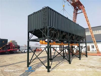 Cement Silo 150ton 30ton 40ton Container Tank Horizontal Bolted Cement Silo