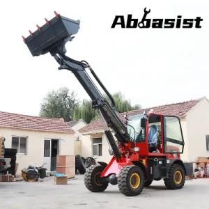 AL1600T 1.6 ton CE Proved Farm Front End Wheel telescopic Loader with Transmission System