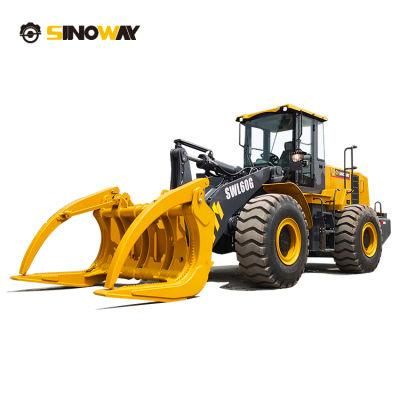Articulated Four Wheel Loader 6 Tonnes Log Loader Price