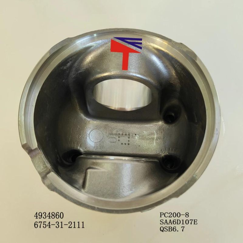 High Quality Diesel Engine Mechanical Parts Piston 6754-31-2111 for Engine Parts PC200-8 SAA6d107e Qsb6.7 Generator Set