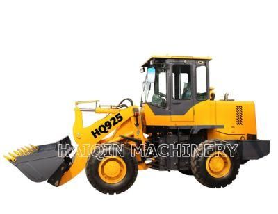 2.5 Ton Loading Weight Wheel Loader (HQ925) with CE
