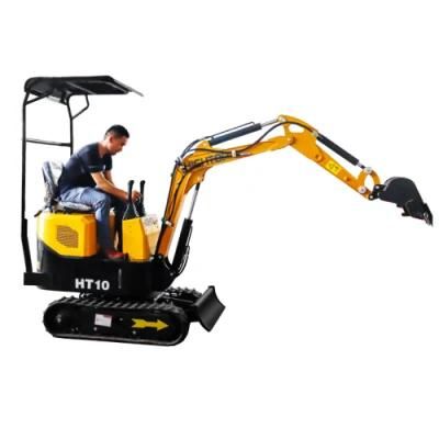 1 Ton Small Excavator Mini Digger Machine for Garden Use