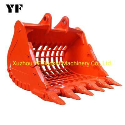 Professional Tools Excavator Buckets Sale 1500mm Width Skeleton Bucket