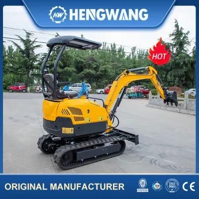 China Sell Hydraulic Control Weight 1.7ton Mini Excavator with Extendable Undercarriage
