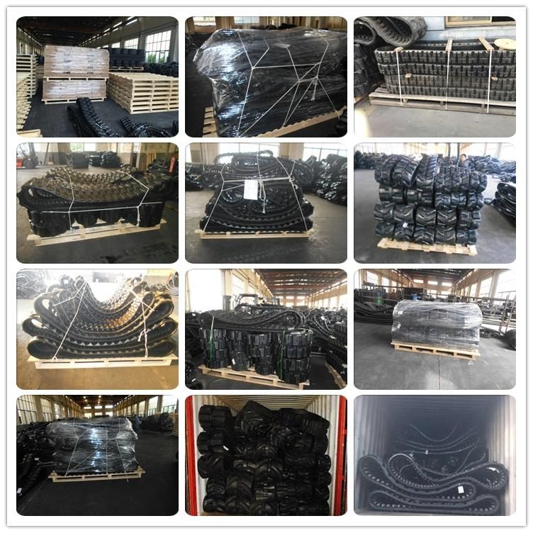 Mst 1800 Dumper Loader Undercarriage Spare Parts Rubber Track (650*125*80)