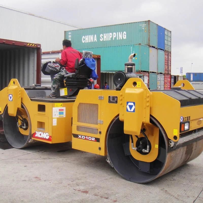 XCMG Xd102 Double Drum China New Vibratory Price Road Roller Compactor for Sale