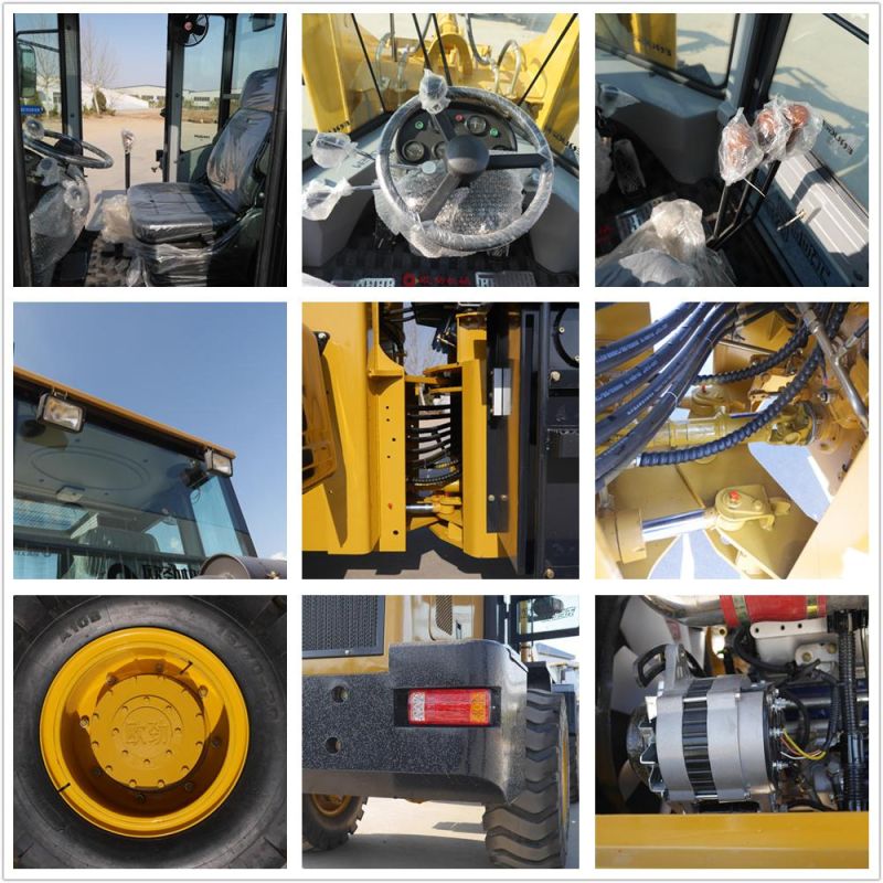 China Brand 2.0 Ton Wheel Loader Zl20 Radlader