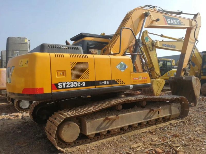 23 Ton Used Secondhand Sany Sy235c-9 Hydraulic Crawler Track Construction Machinery Equipment Backhoe Excavadora Usada Excavatrice Excavator Excavators Large