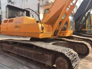 Good Condition Used 220-5 Excavator in Shanghai Yard
