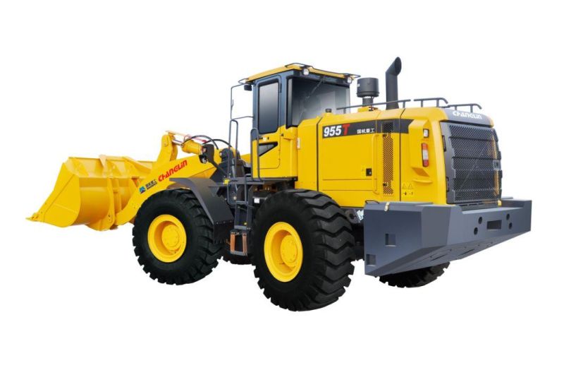 955t Hot 5 Ton Loader Wheel Tractor with Front Loader