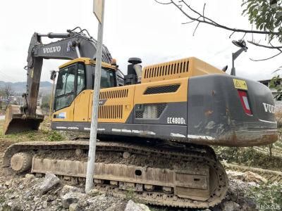 Used Mini Medium Backhoe Excavator Volvo Ec480d Construction Machine Second-Hand