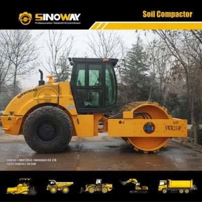 Vibrating Paver Roller Compactor 14 Ton Smooth Drum Vibratory Soil Compactor for Road Construction