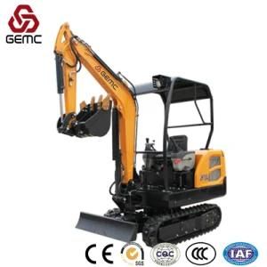 1.8t Crawler Hydraulic Compact Excavator/Jh18 with Rubber Track