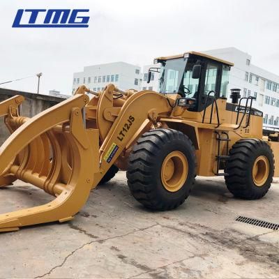 1 Ton Mini Log Grapple Wheel Loader with Quick Hitch