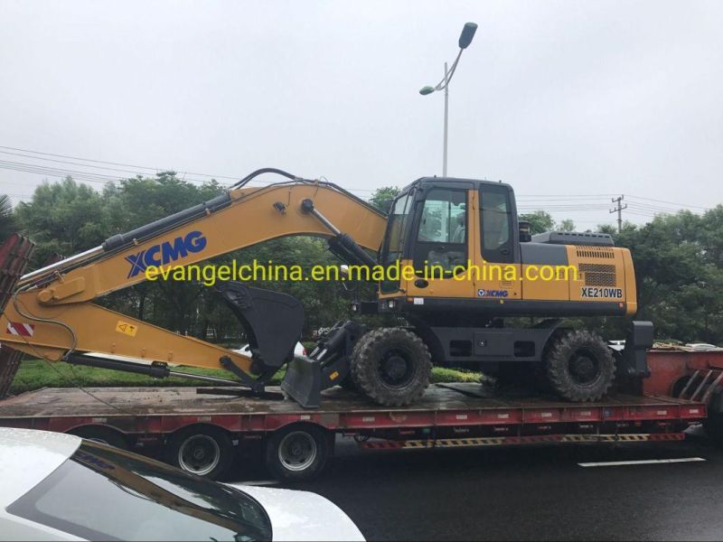 Medium Size 21 Ton 0.86m3 Hydraulic Wheel Excavator Xe210wb