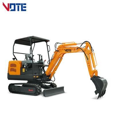 New Digger Machine China Cheap 2.0 Ton Micro Digger Mini Excavator for Sale Fast Delivery