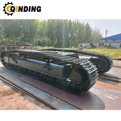 Qdst-35t 35 Ton Steel Track Undercarriage Chassis for Materialhandling, Crane, Pipelayers 4810mm X 1000mm X 600mm