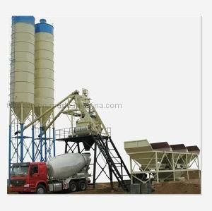 25-75m3/Hr Concrete Machinery Automatic Elevator Bucket Mini Concrete Batching Plant