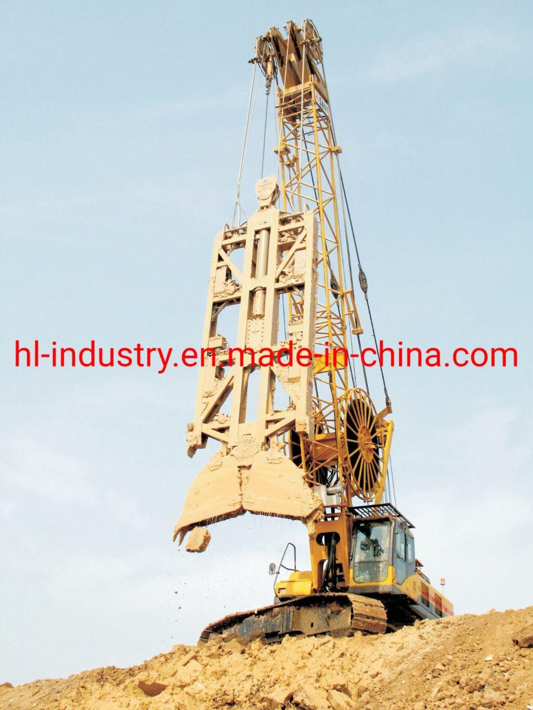 Sh500 Sh700 Sh950 Hydraulic Grab Piling Machinery Groove Depth 120m Groove Width 800-3000mm with Best Price