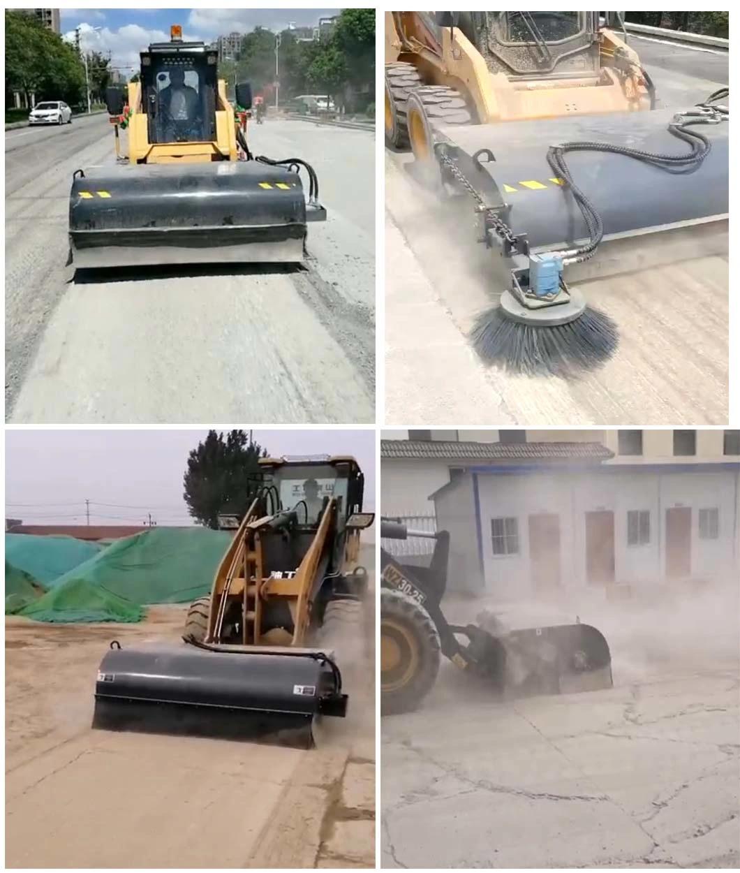 Closed Sweeper with Bucket for Skid Steer Loader