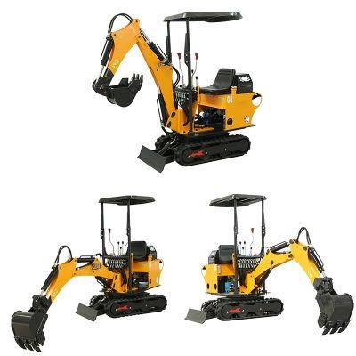 China Small Mini Excavator 0.7 Ton Small Crawler Excavator