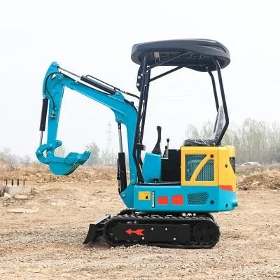 Chinese Excavator Manufacturer with Closed Cabin 1.5 Ton Good Performance Mini Excavator Mini Digger Whole Sale Price