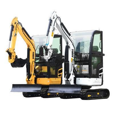 New Mini Excavator Prices 1000kg 1.8 Ton Excavators Small Digger with CE EPA for Sale Bagger