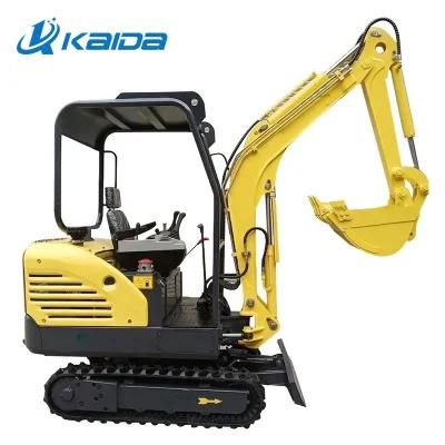 2.5 Ton Mini Wheel Excavator Mini Bucket Crawler Excavator for Sale