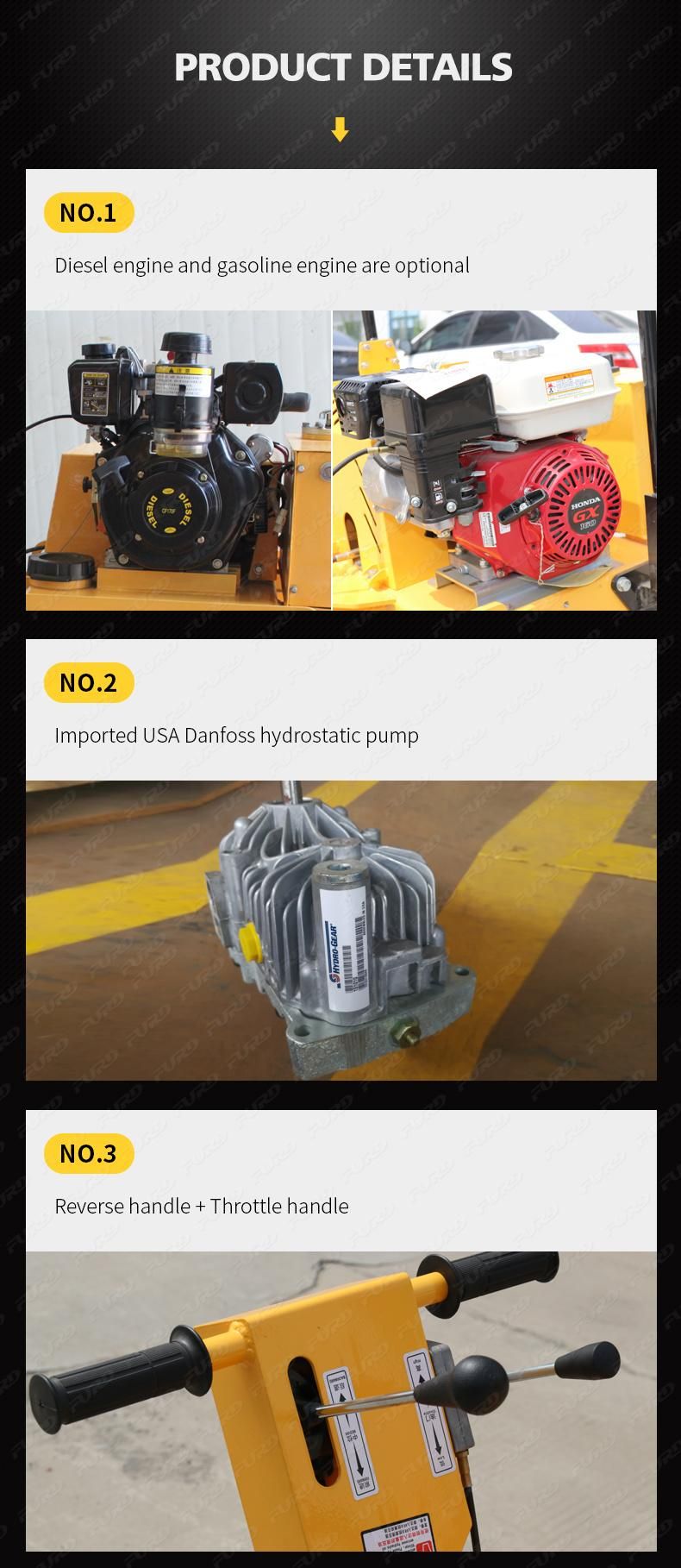 Walk-Behind Single Drum Compactor Road Roller