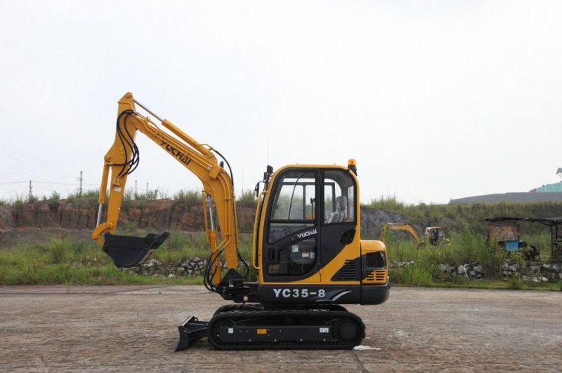 Yuchai Mini 4ton Yc35 Small Hydraulic Crawler Excavators Price