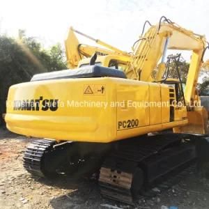 Komatsu PC200 Used 20ton Excavator Medium Size with Grab