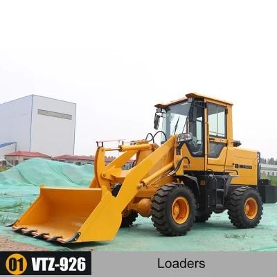 China Hydraulic Telescopic Wheel Loader with Euro Quick Coupler 5 Ton 4 Wheel Front End Loader for Sale Buckets