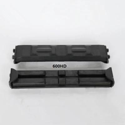 600HD Rubber Pad Fixed on Excavator, Clip on Type