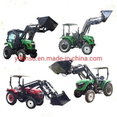 2022 New Lt Mini Tractor with Front Loading and Backhoe Digger Tractors for Agriculture 4X4