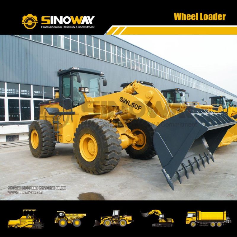 New Wheel Shovel Loader 5 Ton Hydraulic Shovel Wheel Loader