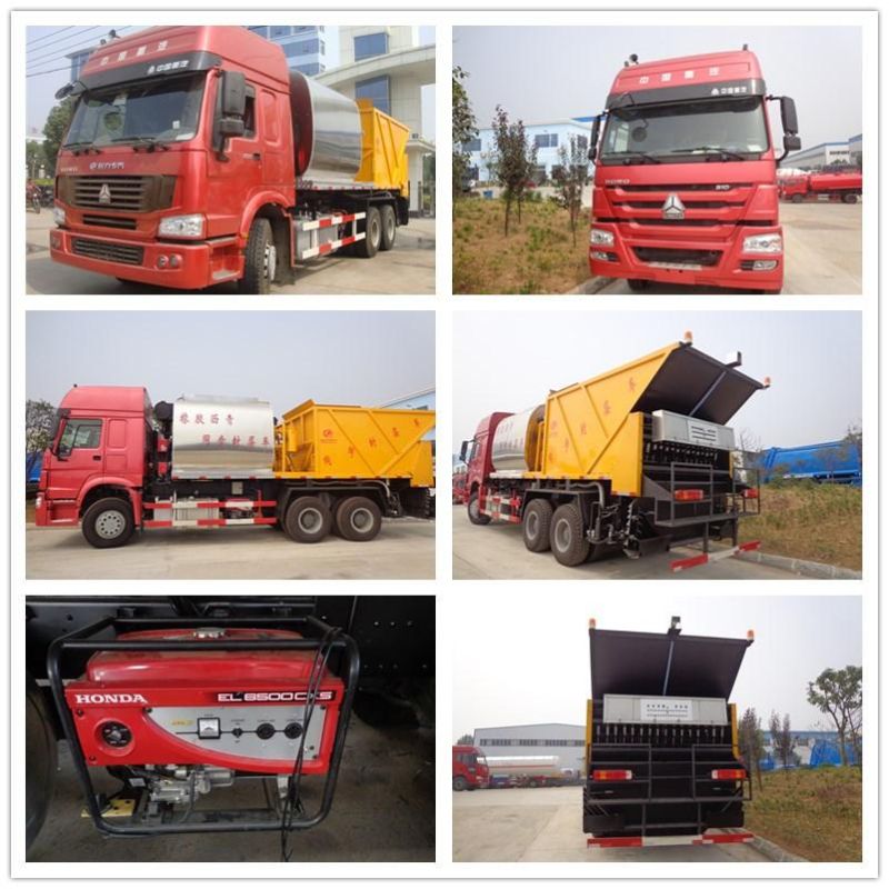 Asphalt Layer Truck 6*4 Asphalt Synchronous Chip Sealer