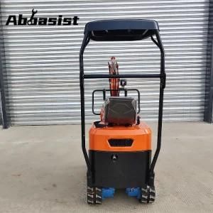 AL10E 1000kg Hydraulic Mini Bagger Micro Excavator with Grapple