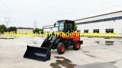 Mini China Agricultural Front Wheel Loader 1ton Low Fuel Consumption Mini Loader