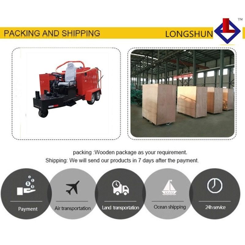 Asphalt Airport Road Crack Sealing Filling Router Kettles Machine