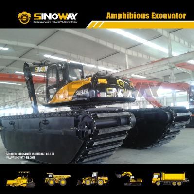 China Popular 20ton Mini Amphibious Dredgers Excavator for Sale