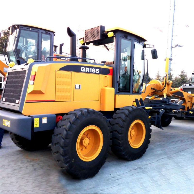 165HP Motor Grader Gr165 with Front Blade and Rear Ripper