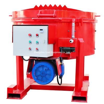 Portable Manual Castable Refractory Cement Pan Mortar Mixer