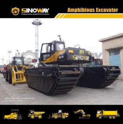 Brand New Amphibious Buggy Excavator with Floating Pontoon for Sale