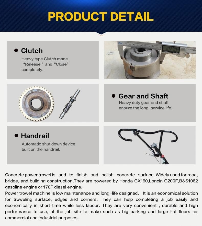100cm Gasoline Engine Power Trowel