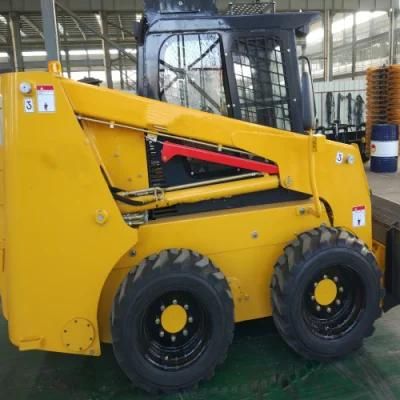 65HP Wheel Type 900kg Mini Skid Steer Loader Hq65 for Sale