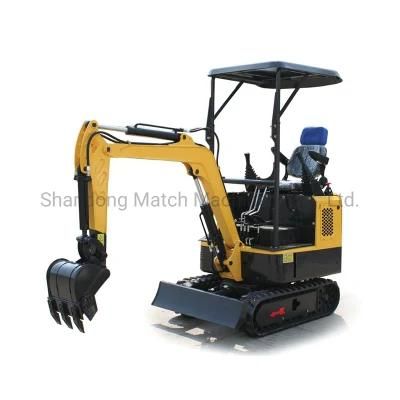 Construction Equipment 1500kg Mini Excavator Small Digger Crawler Excavator