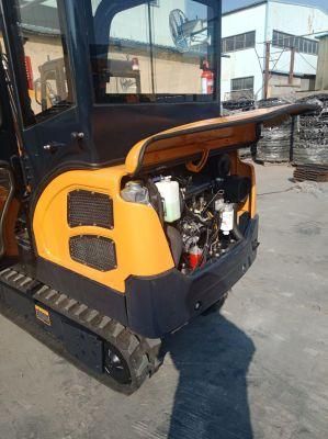 2 Ton Ht20 Xn20 Jh20 Enclosed Cab Mini Digger Excavator